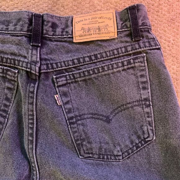 Levis 900 Series Silver Tab Mom Jeans size 27 x 31 USA Vintage Denim Gray - Picture 11 of 14